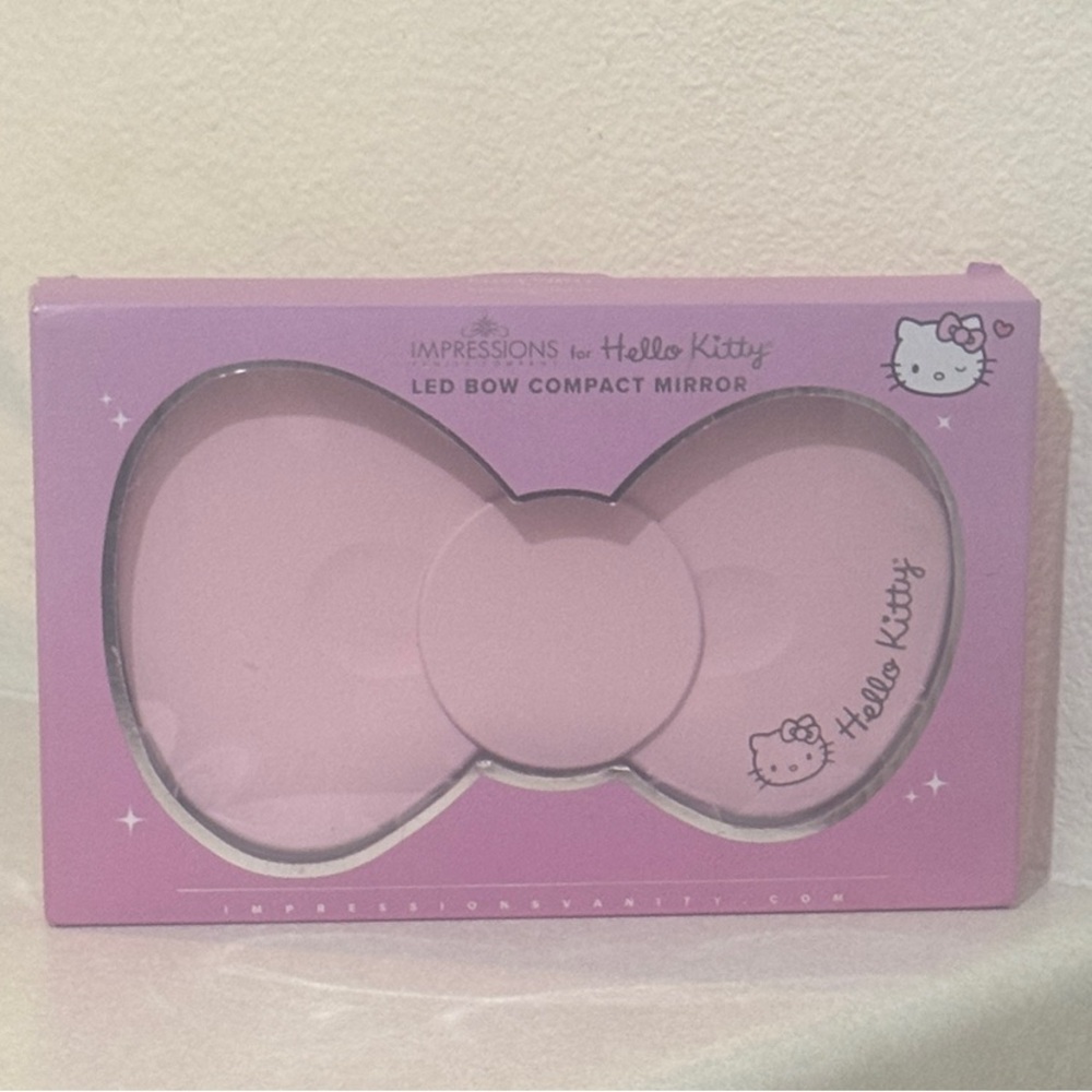 Impressions Hello Kitty Pink Bow LED Mirror